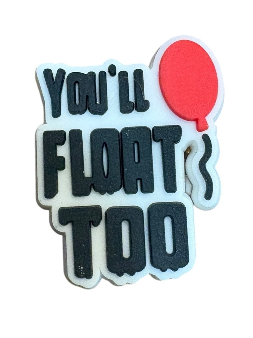 IT The Clown Pennywise You’ll Float Too Croc Charm
